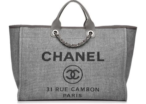 chanel les eau de chanel paris-deauville|chanel large deauville shopping tote.